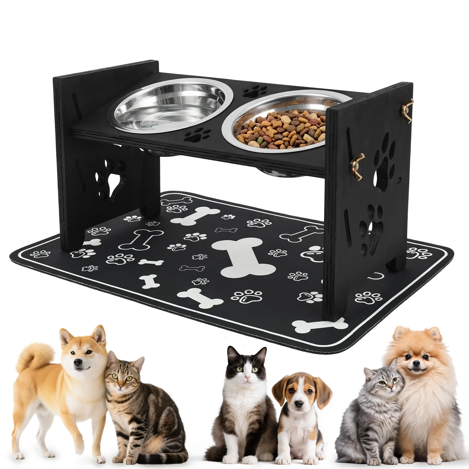 ชามอาหารสุนัขแบบยกสูง ปรับระดั - Royal Canin Food Medium บทวิจารณ์และราคา